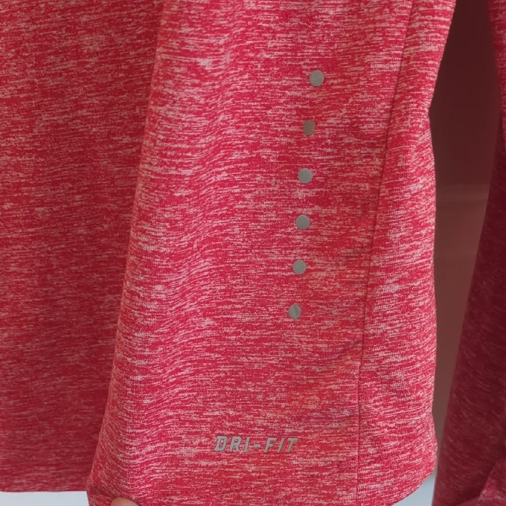 Nike Pink Long Sleeve Relaxed Sweatshirt - Picture 3 of 5